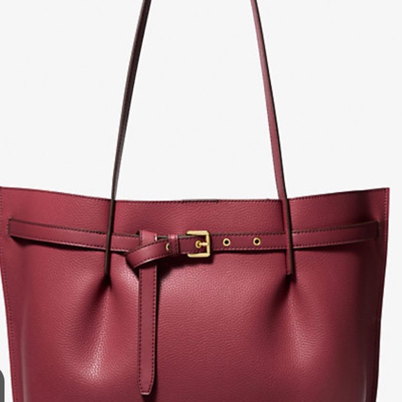 Michael Kors - EMILIA LARGE PEBBLED LEATHER TOTE BAG